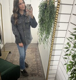 Solid Knit Shacket