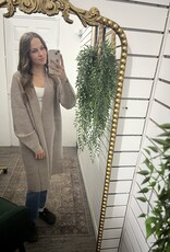 Open Front Knit Cardigan