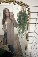 Open Front Knit Cardigan