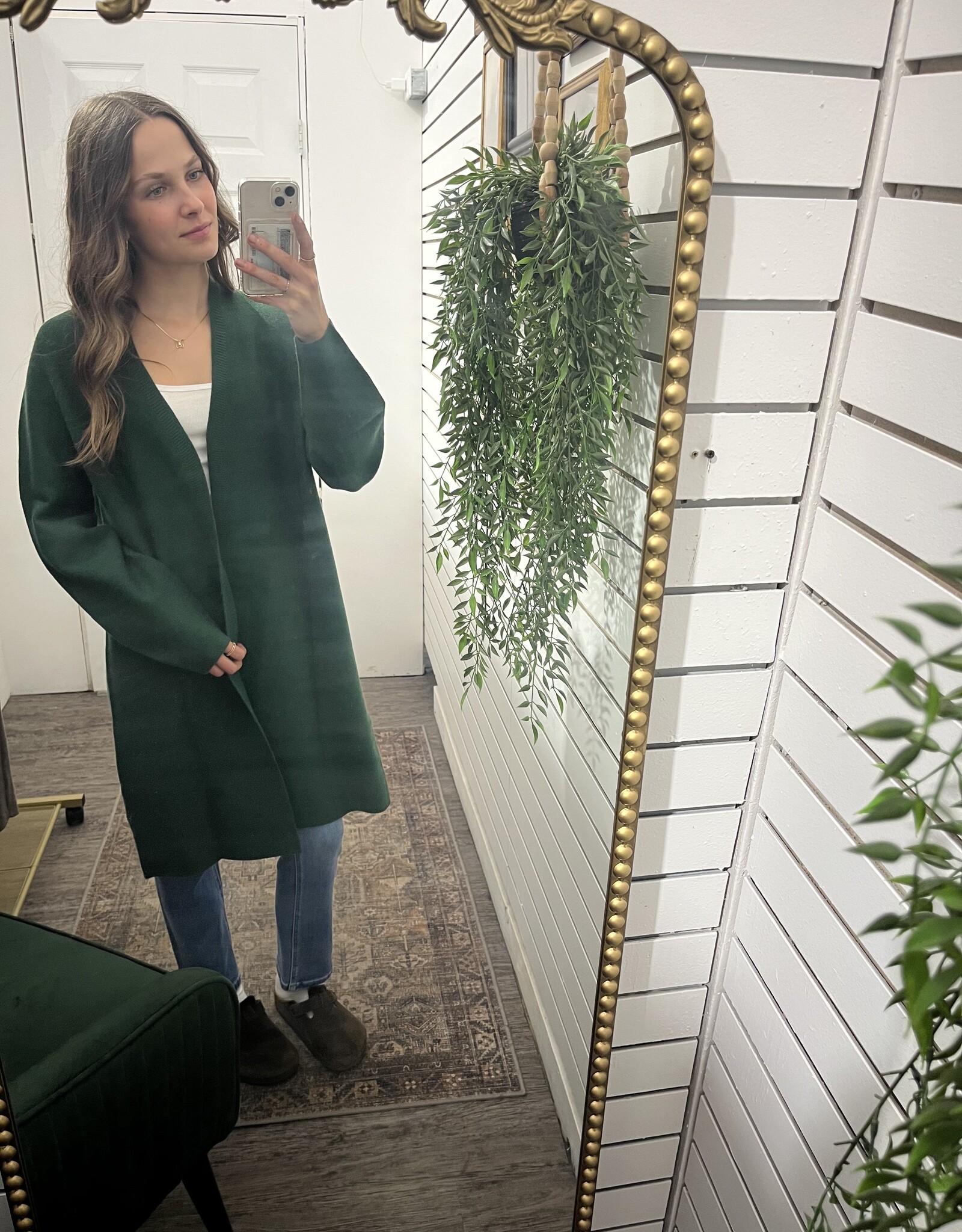 Open Front Knit Cardigan