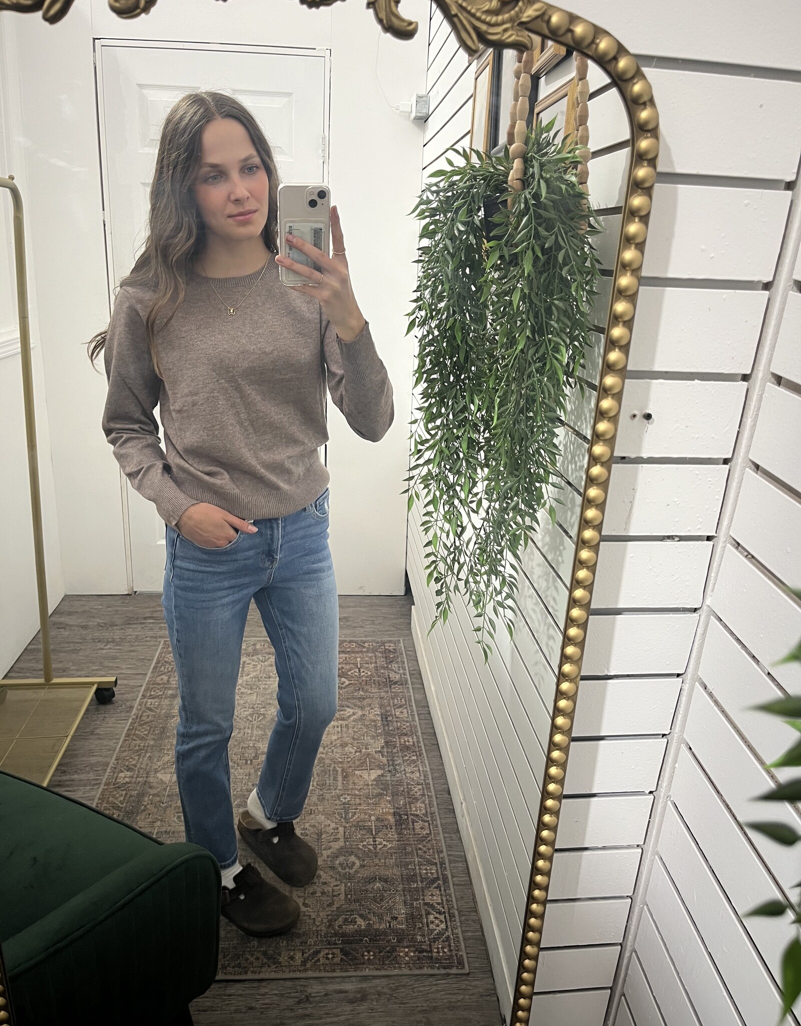 Crewneck Knit Sweater