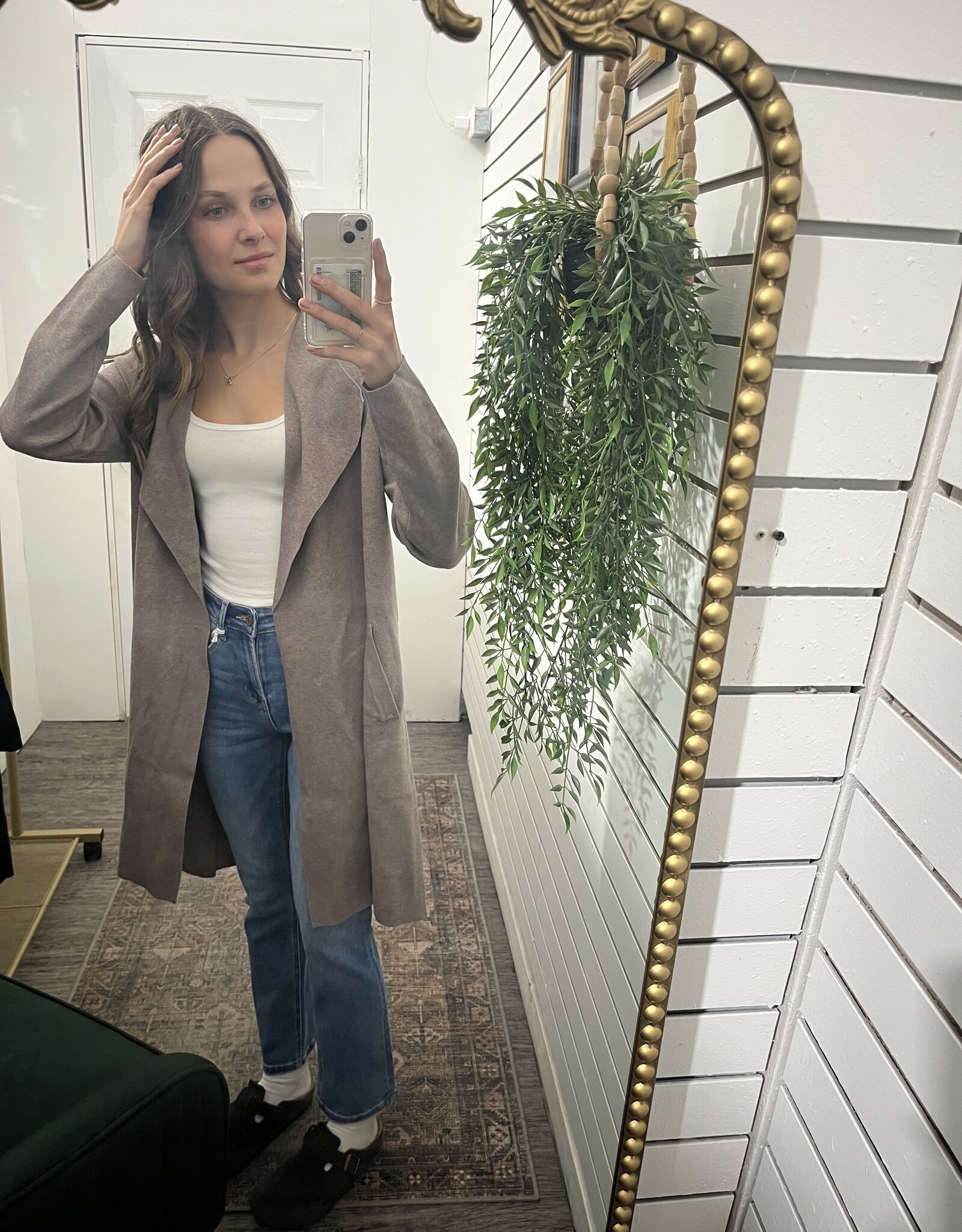 Longline Knit Cardigan