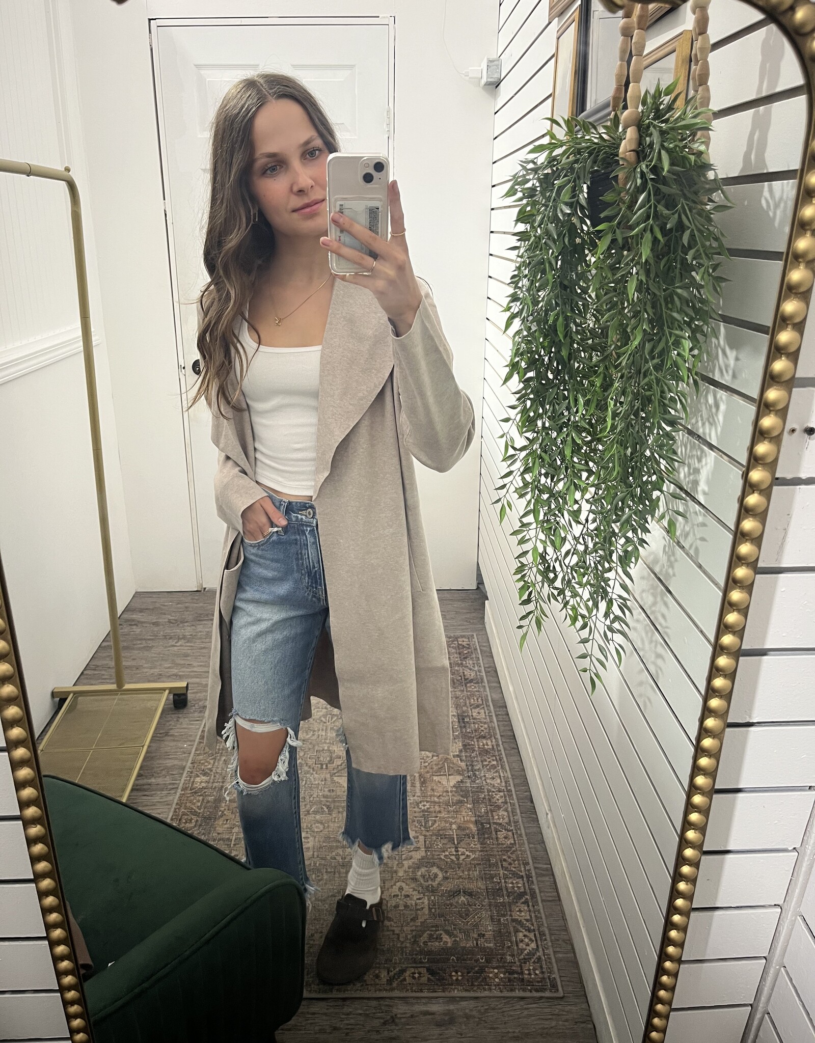 Longline Knit Cardigan