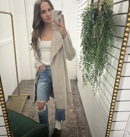 Longline Knit Cardigan