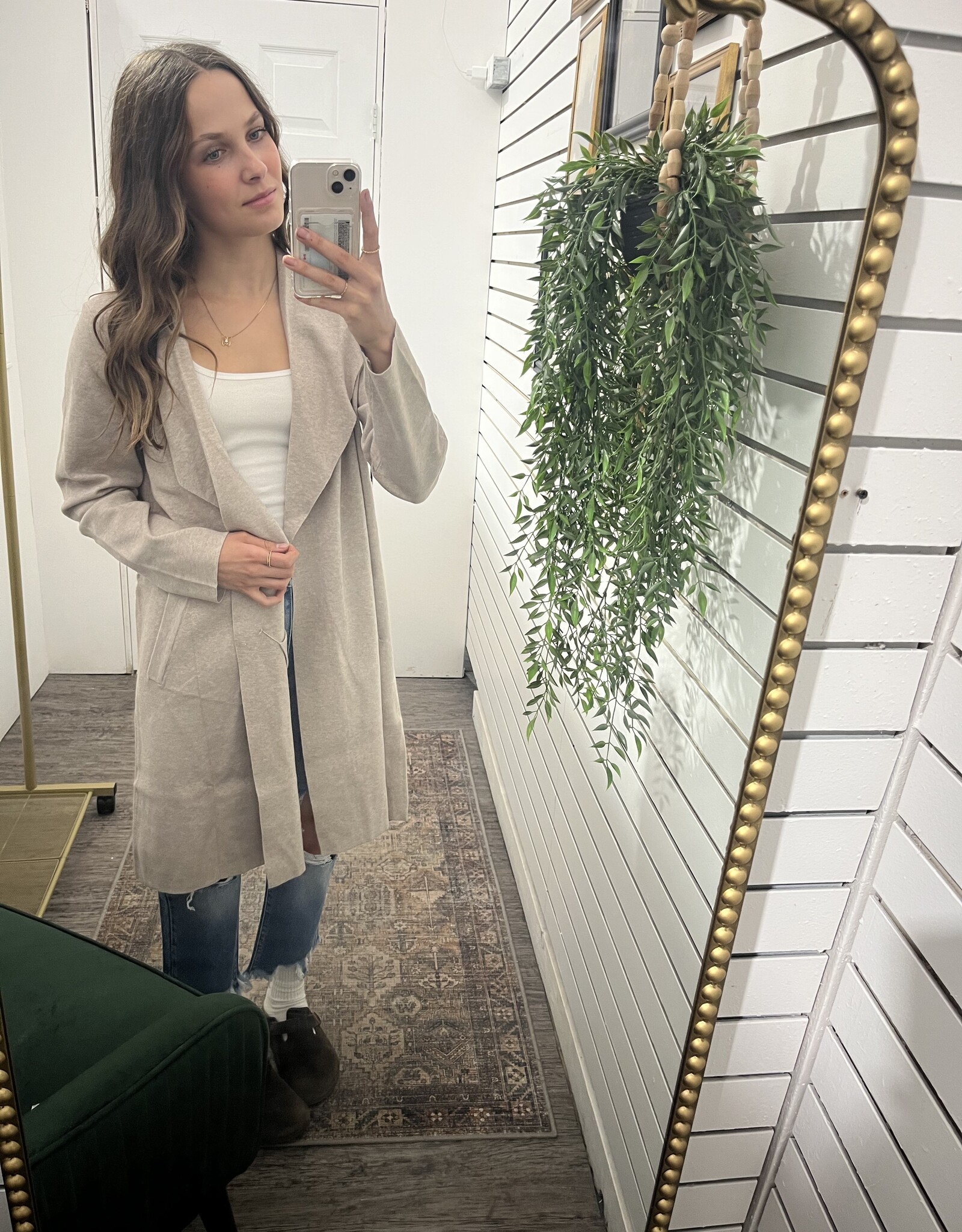 Longline Knit Cardigan