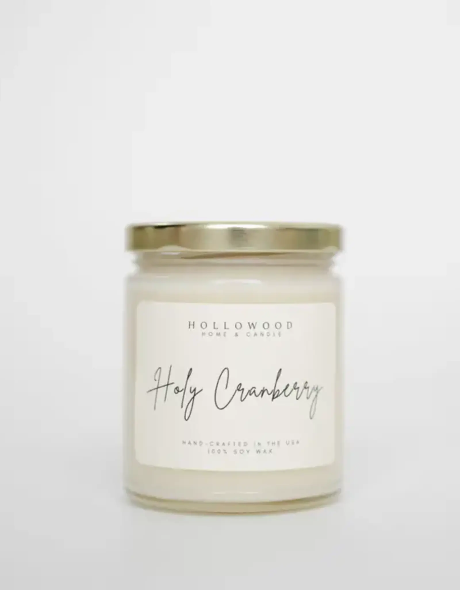 Hollowood Home Soy Candle,  Holy Cranberry