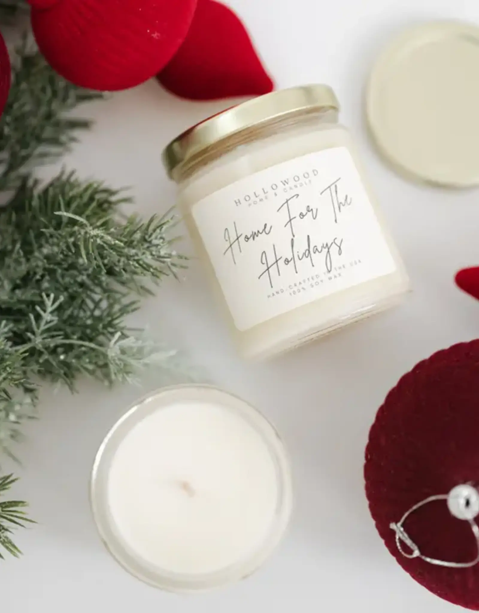 Hollowood Home Soy Candle,  Home For The Holidays