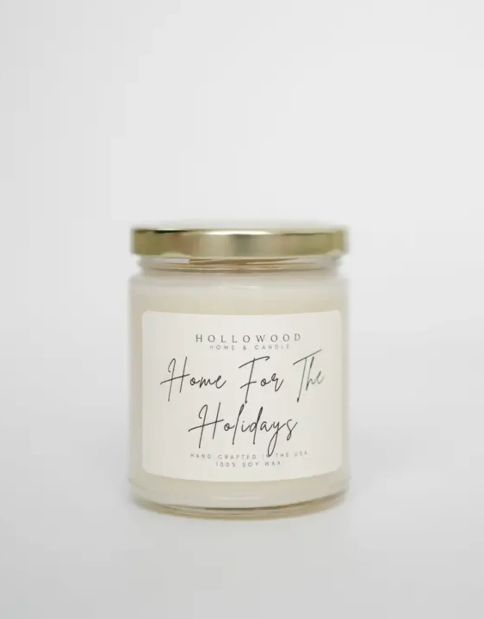 Hollowood Home Soy Candle,  Home For The Holidays