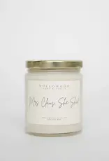 Hollowood Home Soy Candle,  Mrs. Claus She Shed