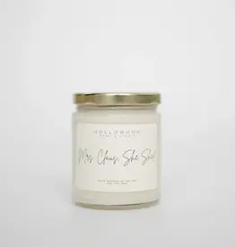 Hollowood Home Soy Candle,  Mrs. Claus She Shed