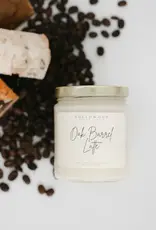 Hollowood Home Soy Candle, Oak Barrel Latte