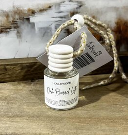 Hollowood Home Car Diffuser, Oak Barrel Latte