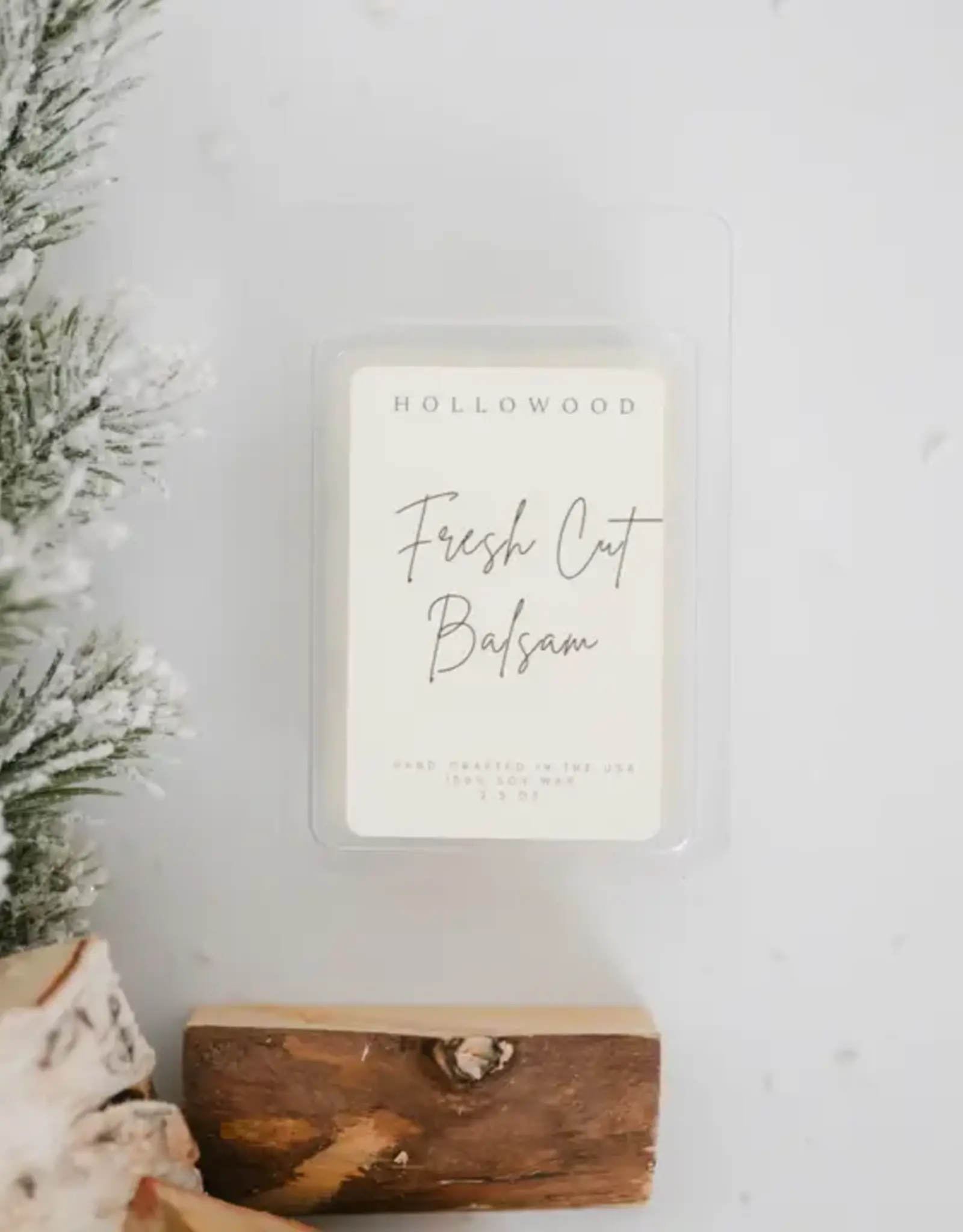 Hollowood Home Wax Melt, Fresh Cut Balsam