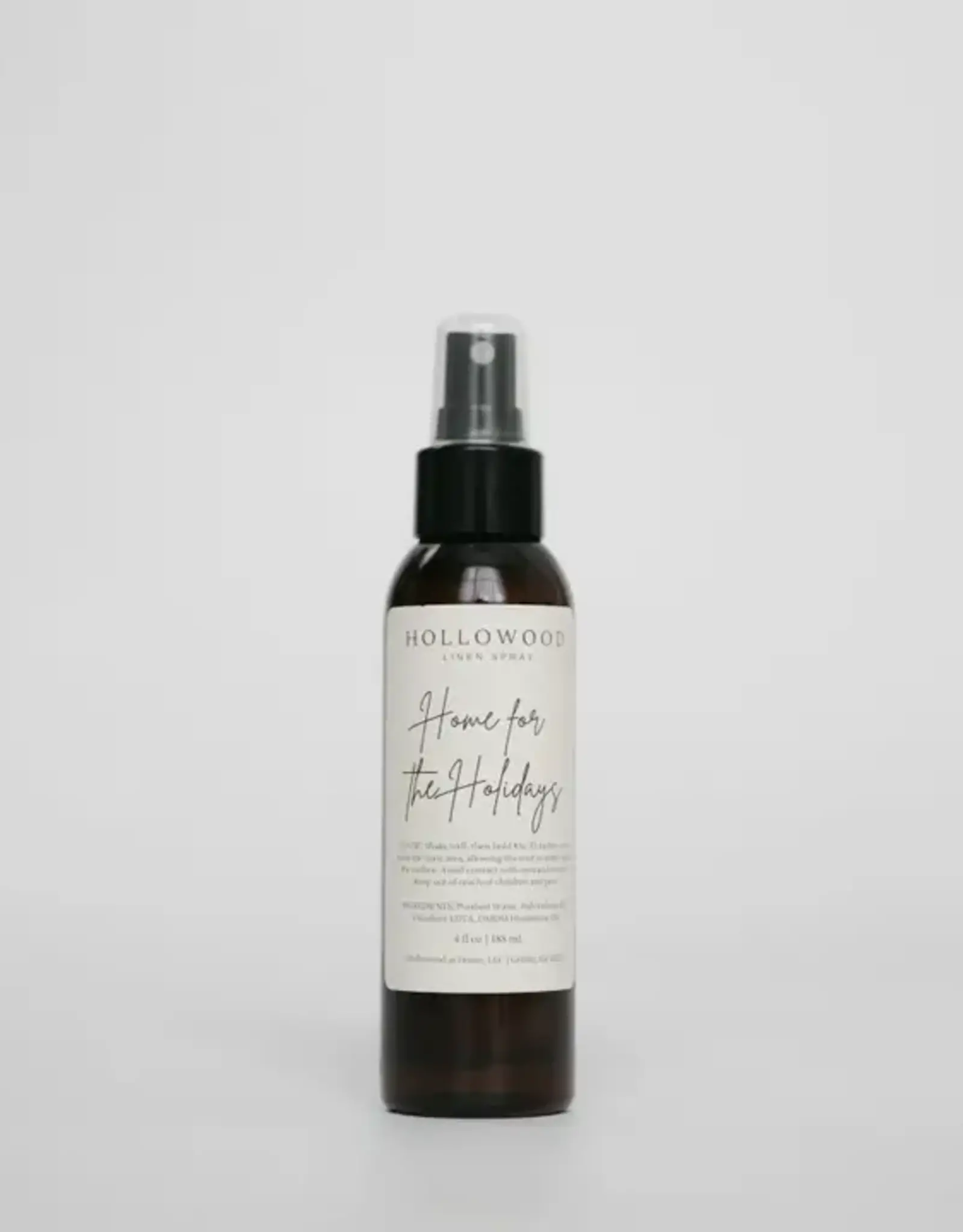 Hollowood Home Linen Spray, Home For The Holidays