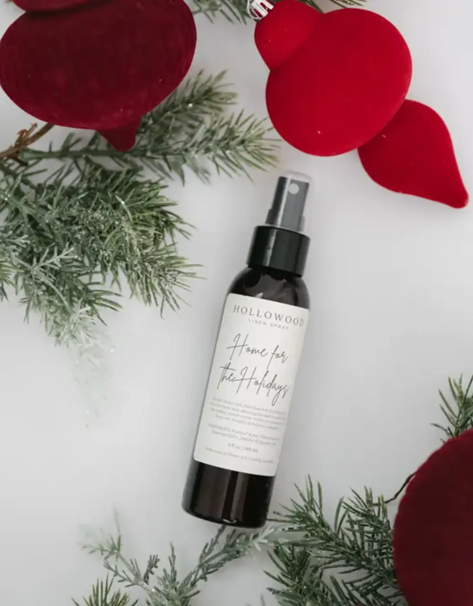 Hollowood Home Linen Spray, Home For The Holidays