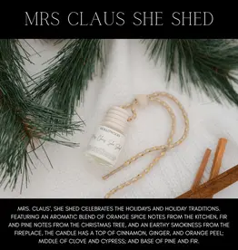Hollowood Home Car Diffuser, Mrs. Claus She Shed