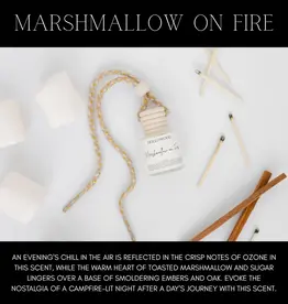 Hollowood Home Car Diffuser, Marshmallow On Fire