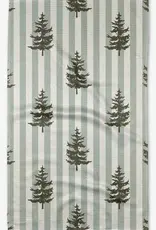 Geometry Tea Towel- Fir Real