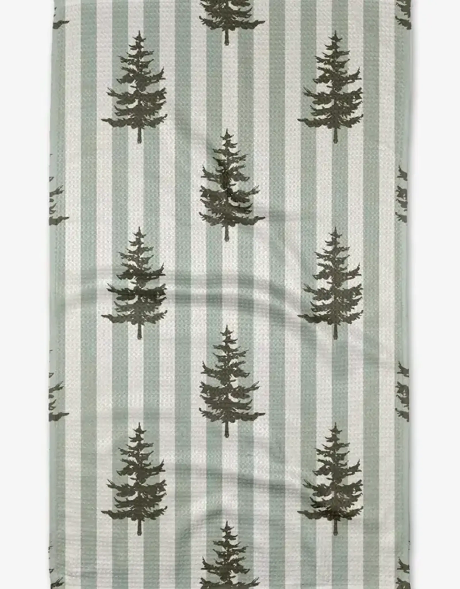 Geometry Tea Towel- Fir Real
