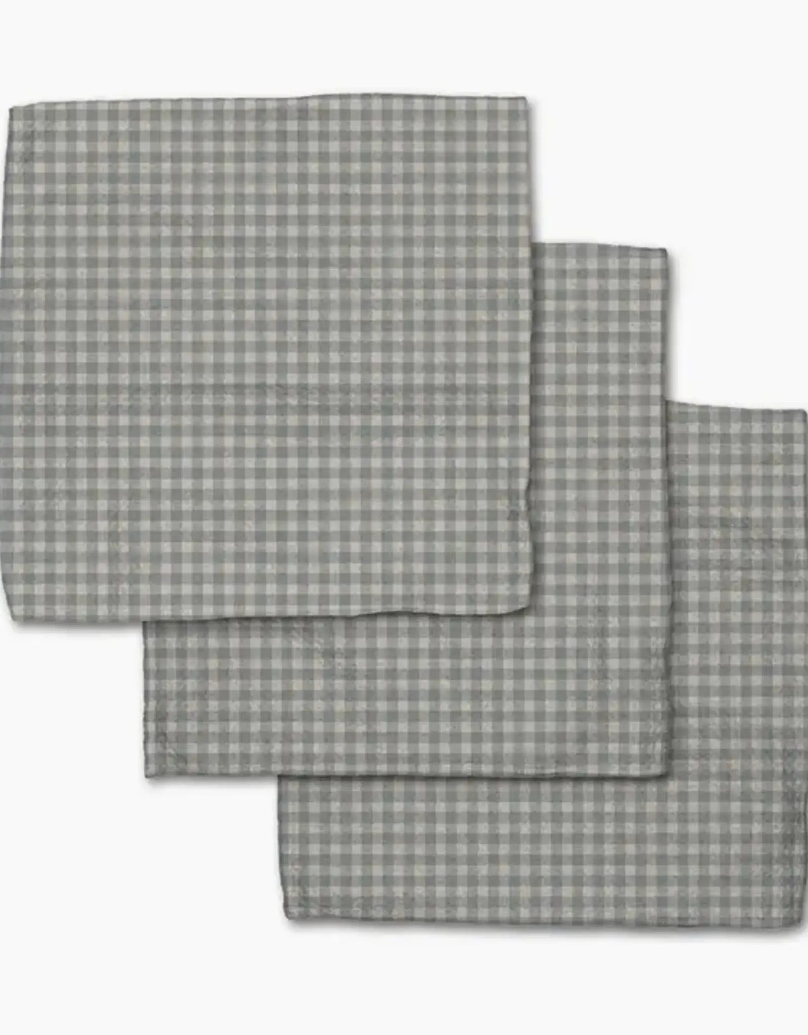 Geometry Dishcloth Set- Tidepool Check