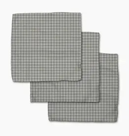 Geometry Dishcloth Set- Tidepool Check