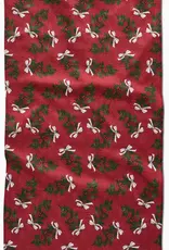 Geometry Tea Towel- Christmas Berry Bow
