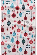 Geometry Tea Towel-Embroidered Ornaments