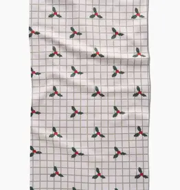 Geometry Tea Towel-Merry And Plaid