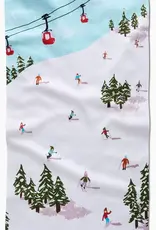 Geometry Tea Towel- Winter Sking trip