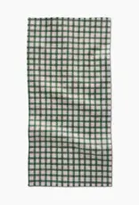 Geometry Bar Towel- Fireside Plaid Green