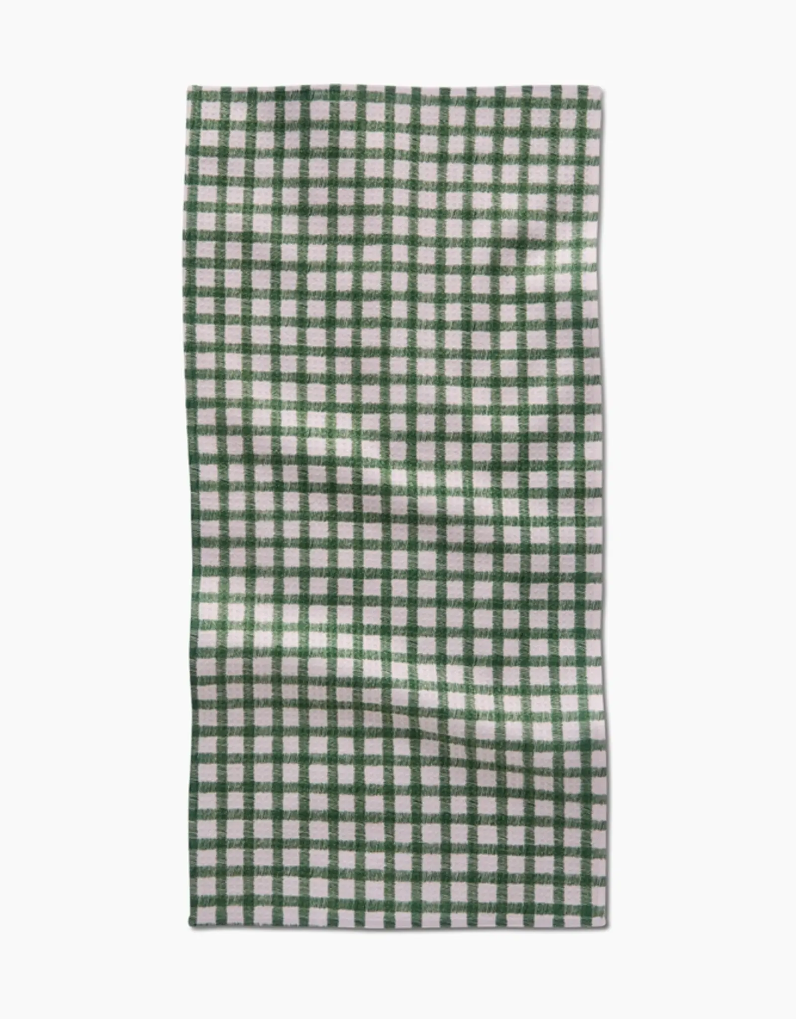 Geometry Bar Towel- Fireside Plaid Green
