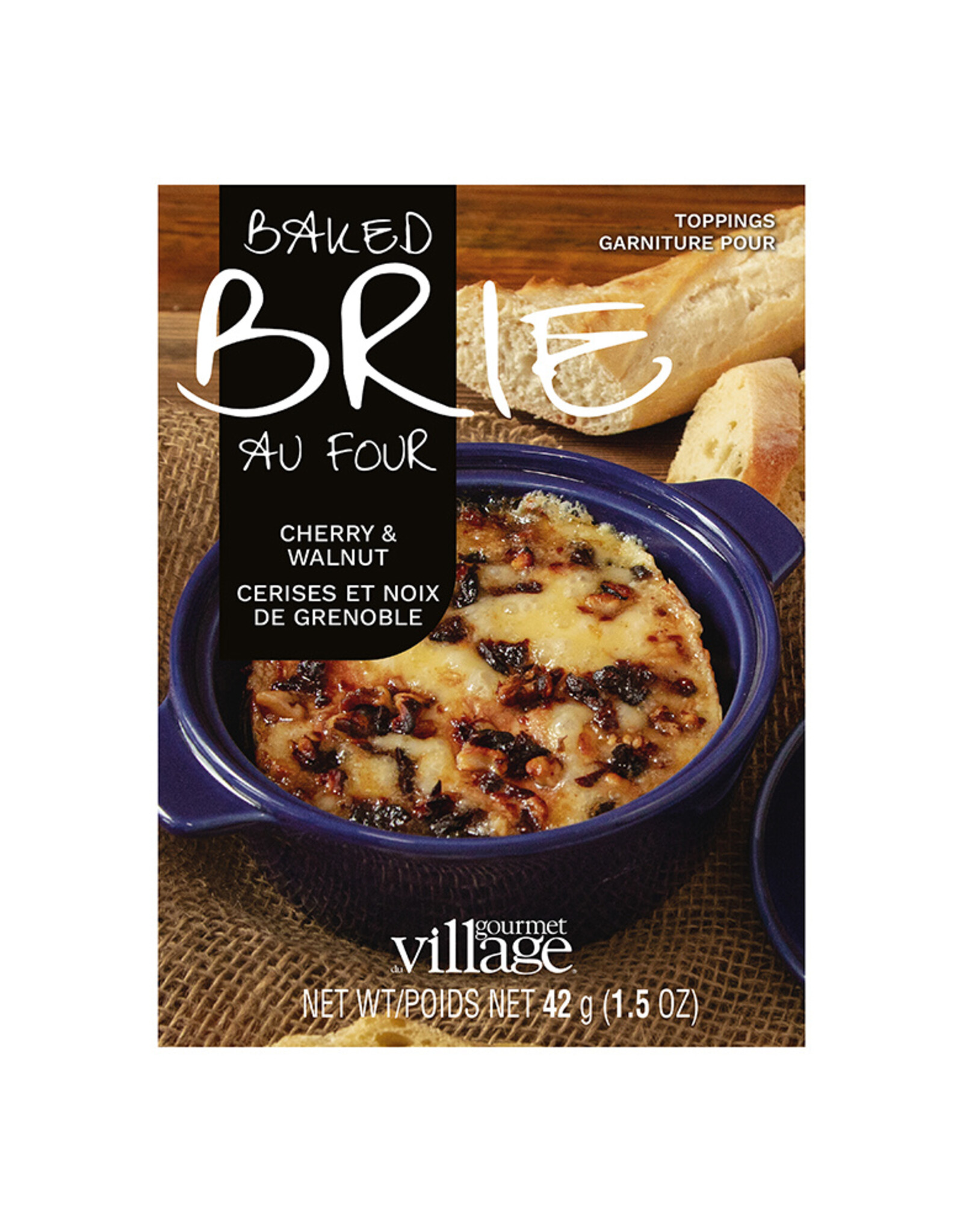 Gourmet Village Brie Topping-Cherry & Walnut