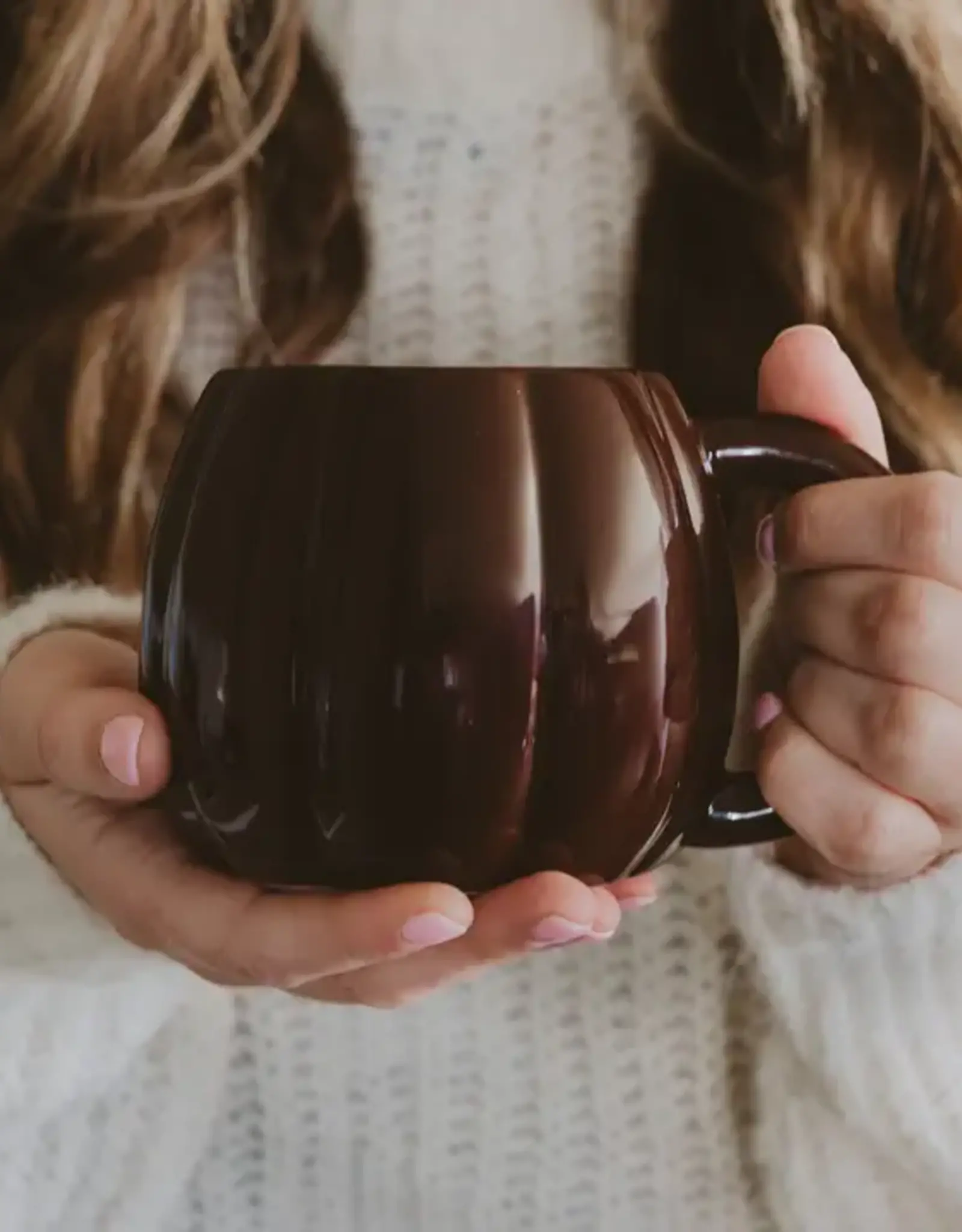 Sweet Water Decor Brown Pumpkin Mug