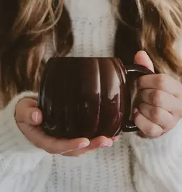 Sweet Water Decor Brown Pumpkin Mug