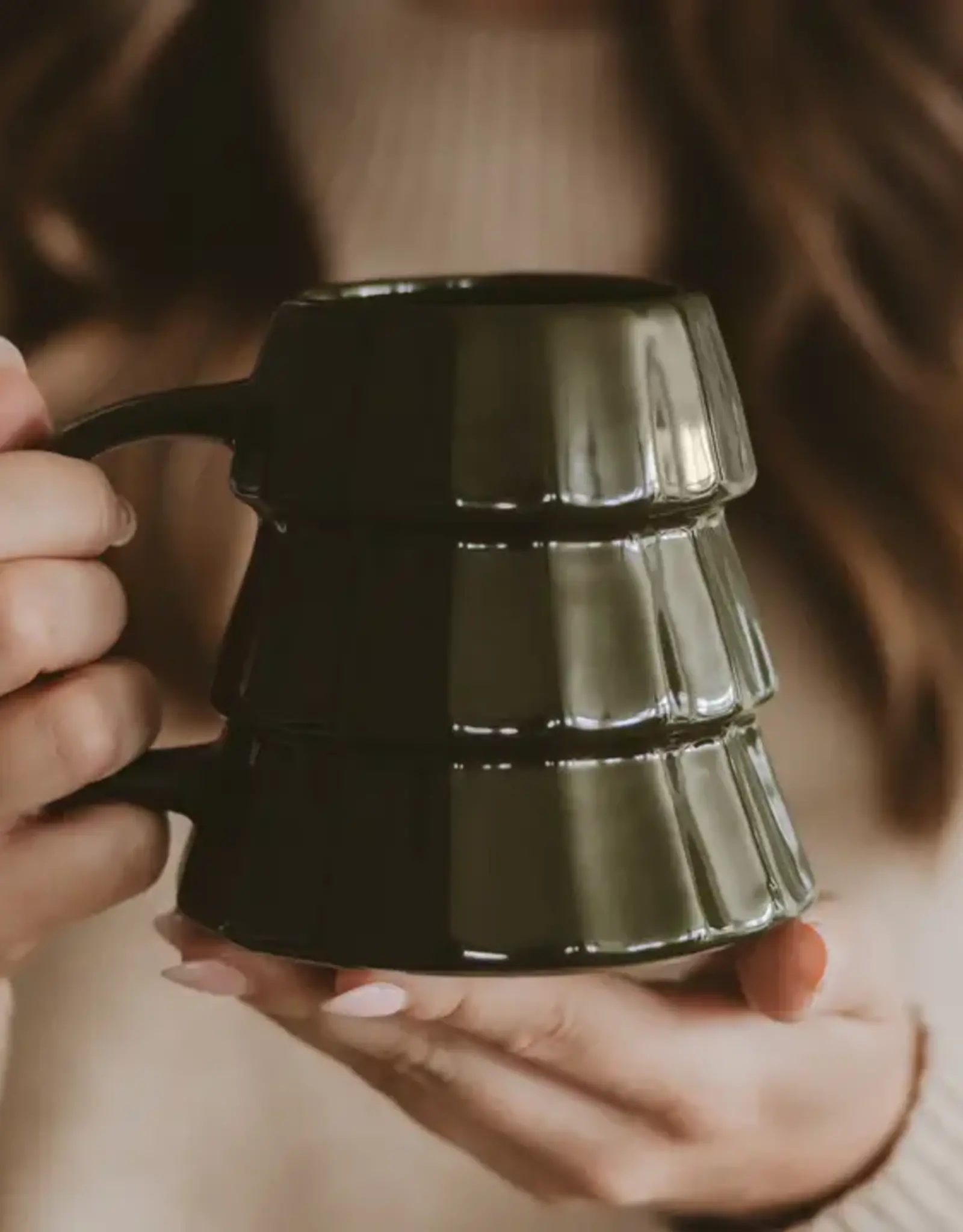 Sweet Water Decor Green Tree Coffee Mug