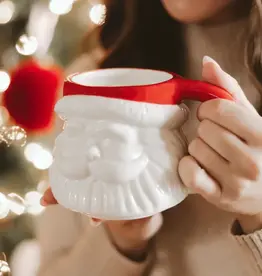 Sweet Water Decor Red Hat Santa Coffee Mug
