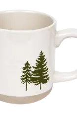 Sweet Water Decor Green Trees Stoneware Mug