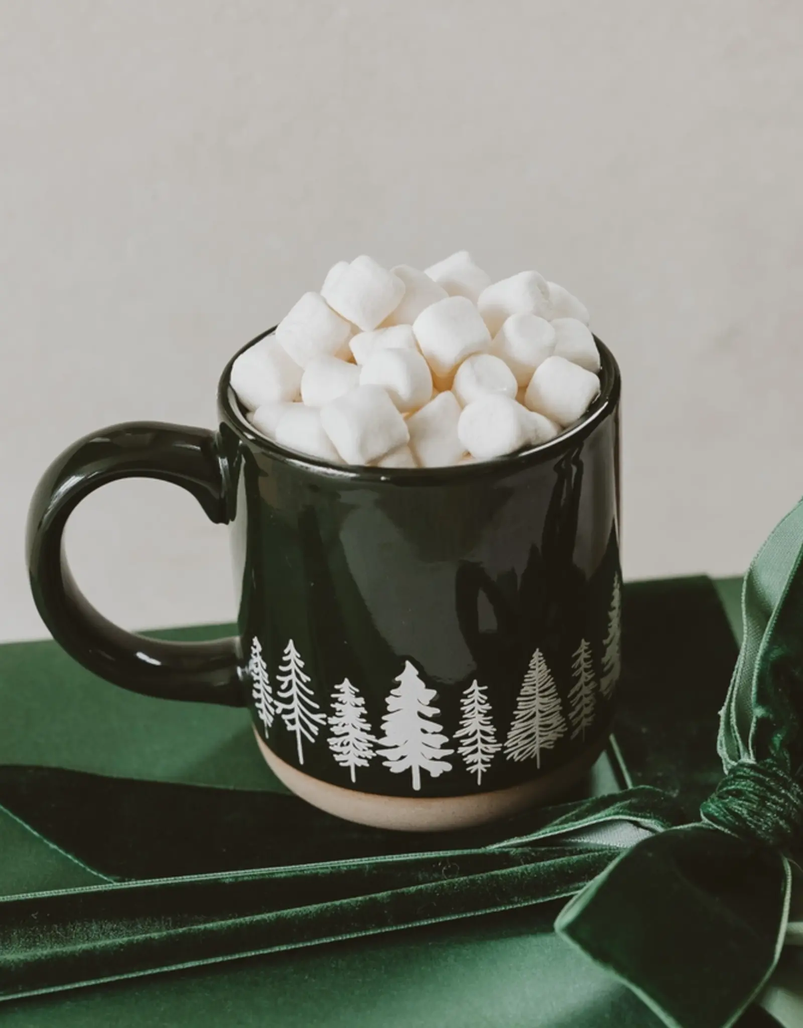 Sweet Water Decor Pine Trees Stoneware Mug