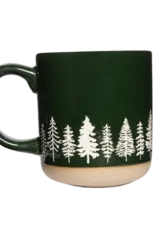Sweet Water Decor Pine Trees Stoneware Mug