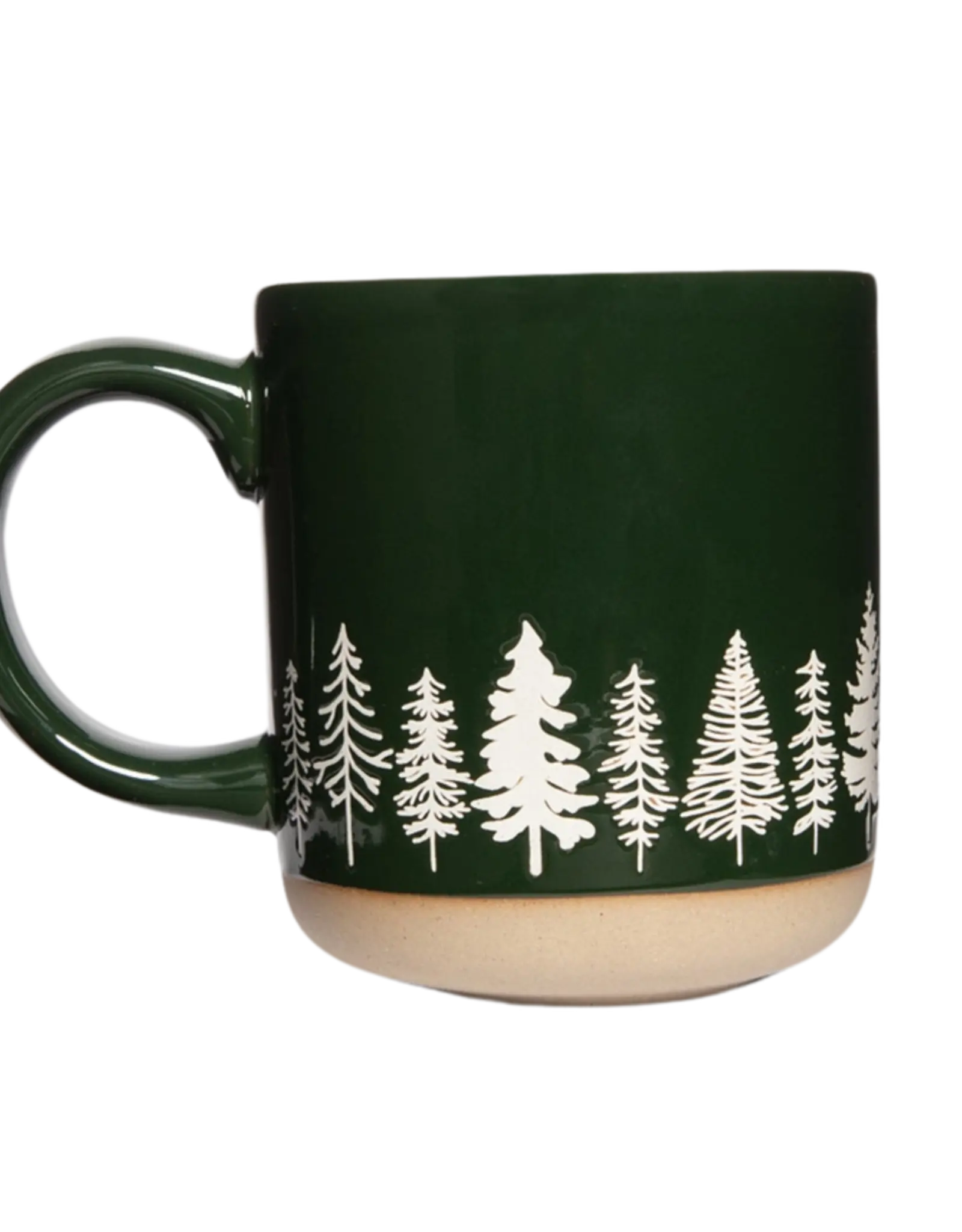 Sweet Water Decor Pine Trees Stoneware Mug