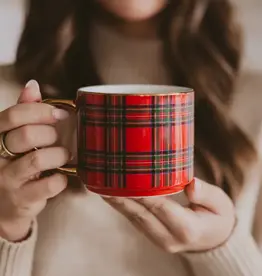 Sweet Water Decor Red Plaid Coffee Mug