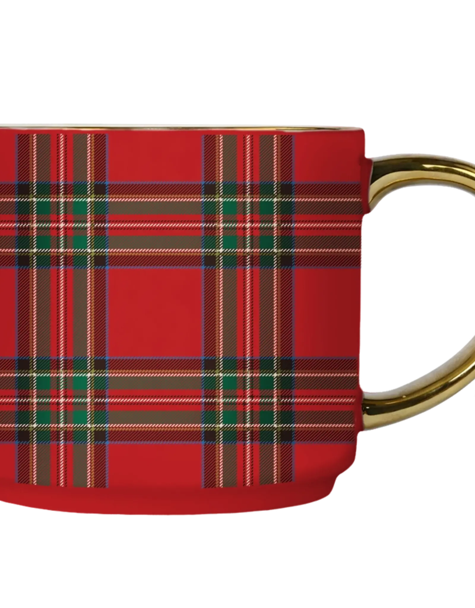 Sweet Water Decor Red Plaid Coffee Mug