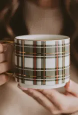 Sweet Water Decor Green Plaid Coffee Mug