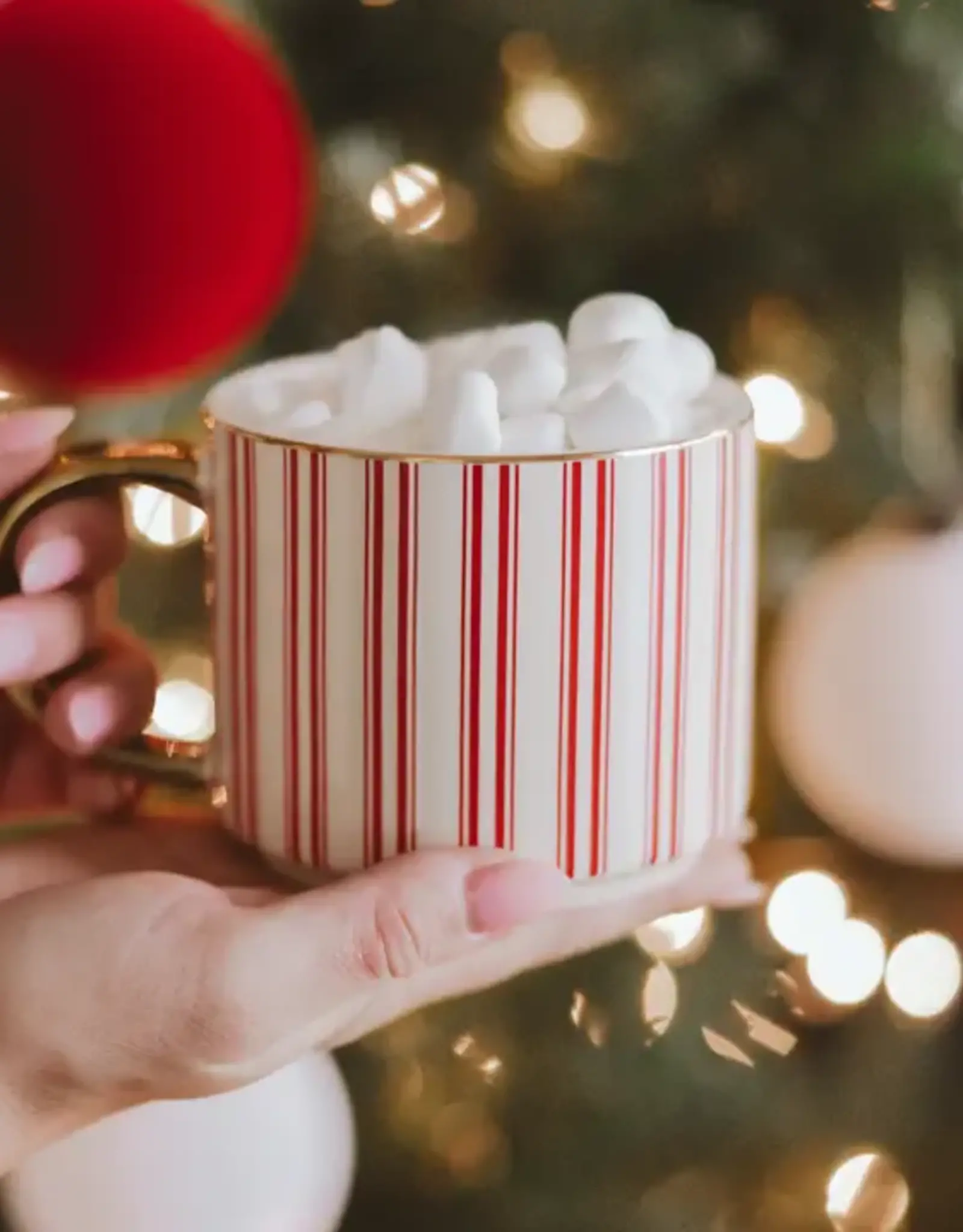Sweet Water Decor Red Stripe Coffee Mug