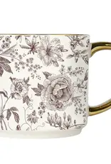 Sweet Water Decor Brown Delft Coffee Mug