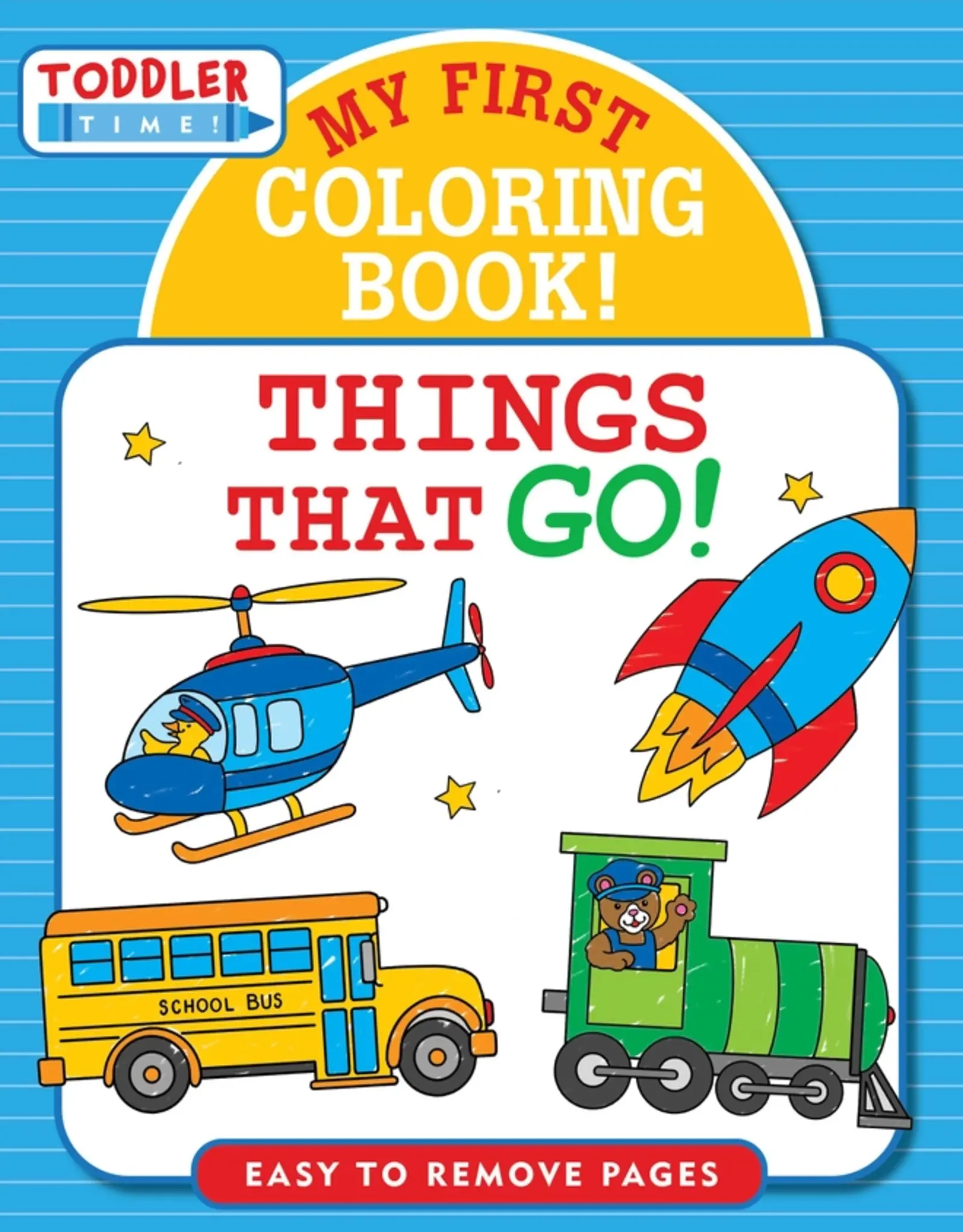 Peter Pauper Press Coloring Book, Things That Go
