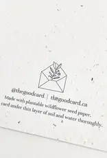 The Good Card Plantable Card-Happy Anniversary