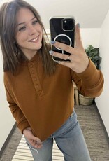 Mono B Hearth Henley Pullover