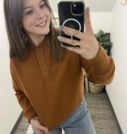 Mono B Hearth Henley Pullover