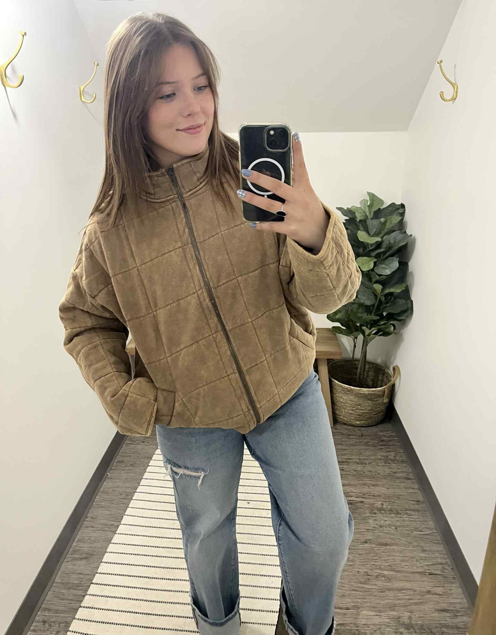 The Dixie Quilted Oversized Jacket